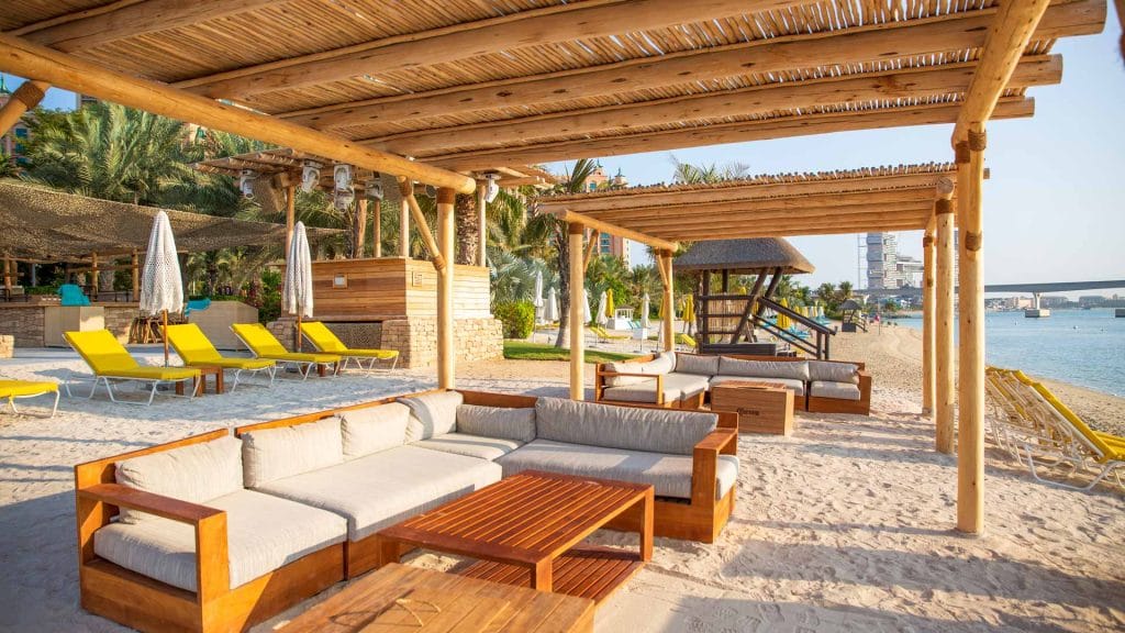 The paler colour of the timber pairs beautifully with a pergola