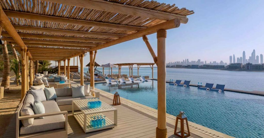 Cape Reed timber construction timber pergolas in natural finish with decking