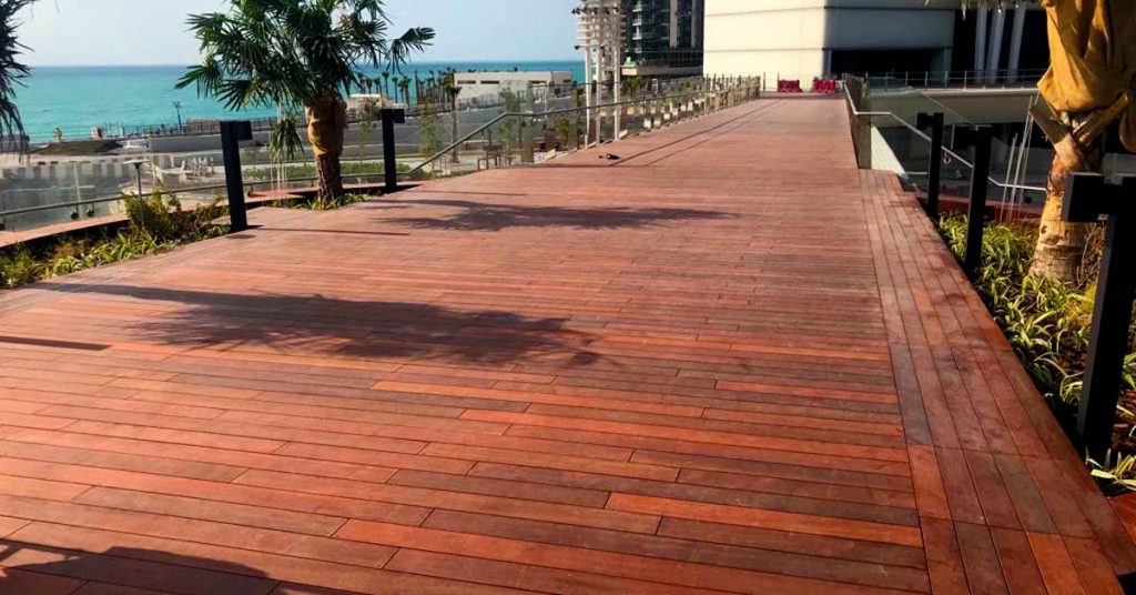 Experience the natural beauty of Bluewaters Island as you stroll along the exquisite Cape Reed timber decking walkway.