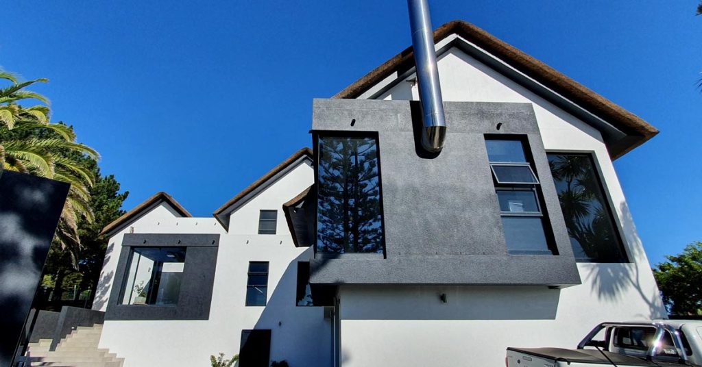 Cape Reed turnkey project residential thatched roof villa