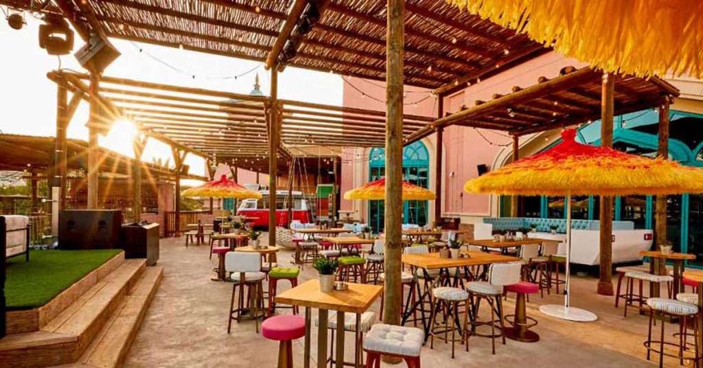 Atlantis Wavehouse timber pergolas