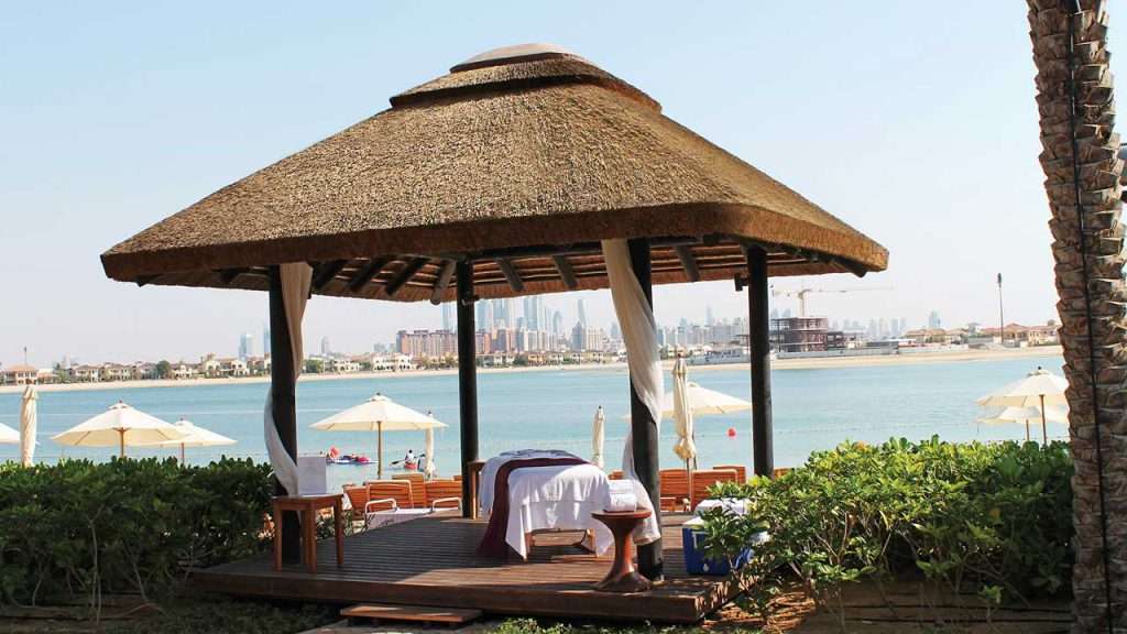 Sofitel The Palm Resort & Spa Poolside Thatched Daybed Cabanas