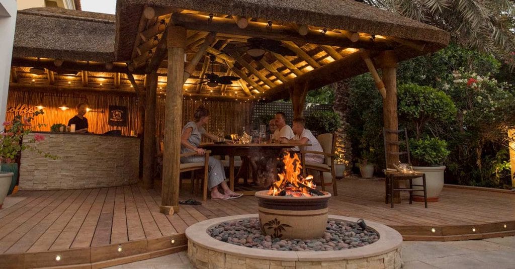 Scenic Wooden Decking in a Natural Setting