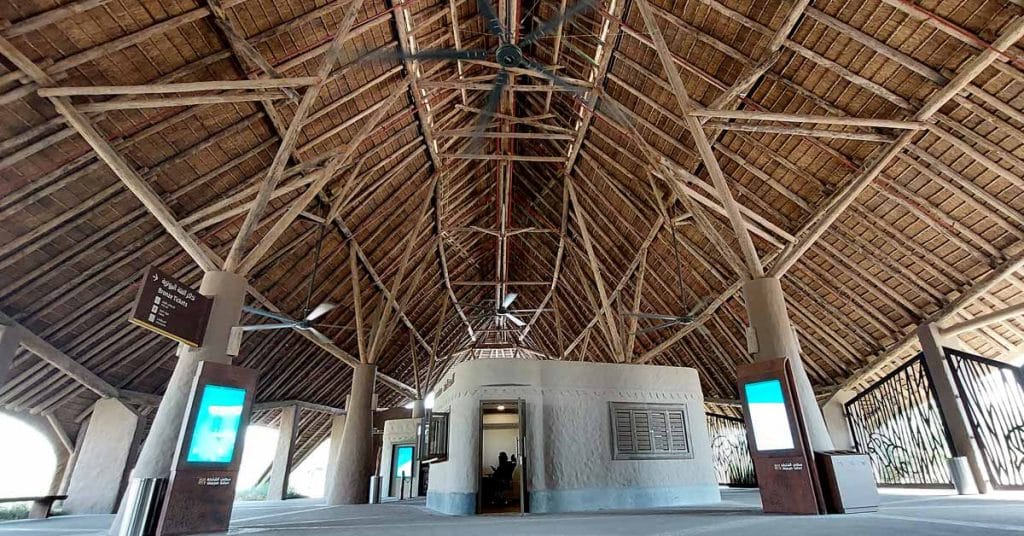 Cape Reed Thatched Roofs at Sharjah Safari