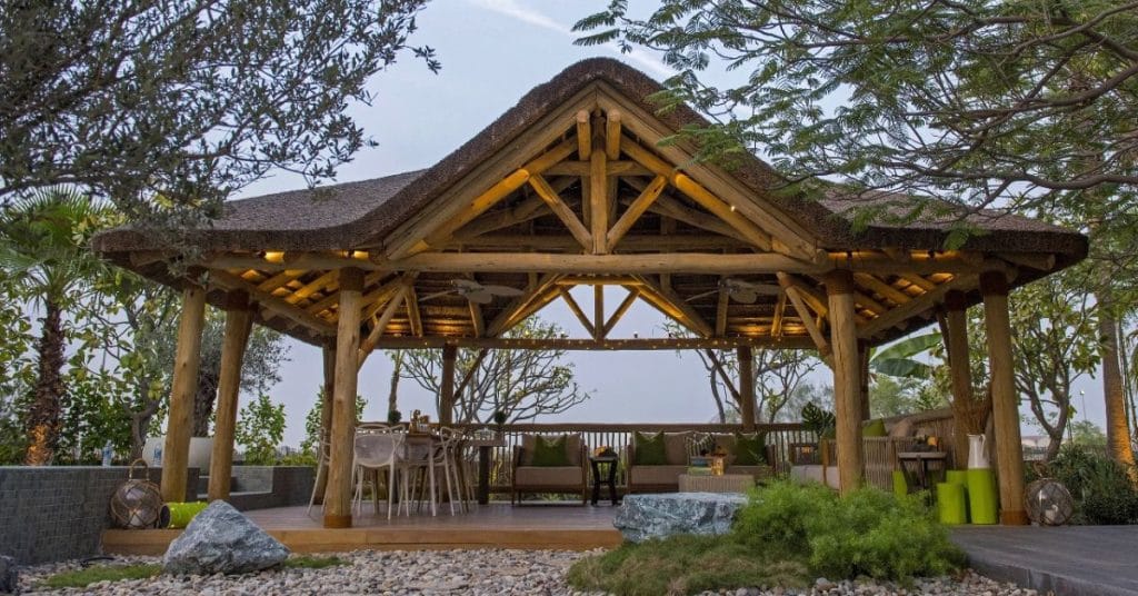 Cape Reed Thatched Roof Gazebo