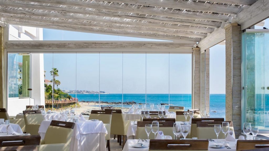 El Oceano beach restaurant vista panoramica El Oceano beach restaurant vista panoramica