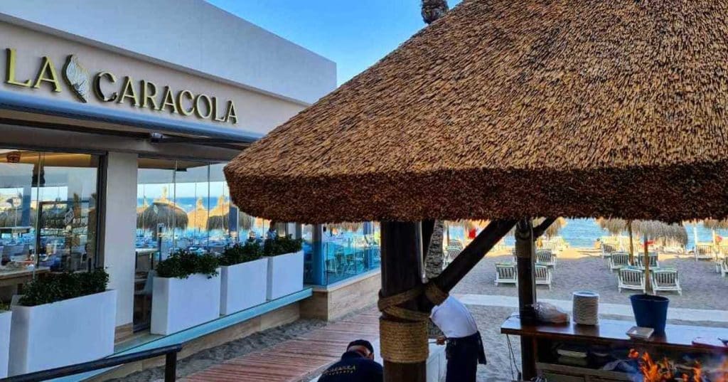 Cape Reed constructed a double thatched roof gazebo.