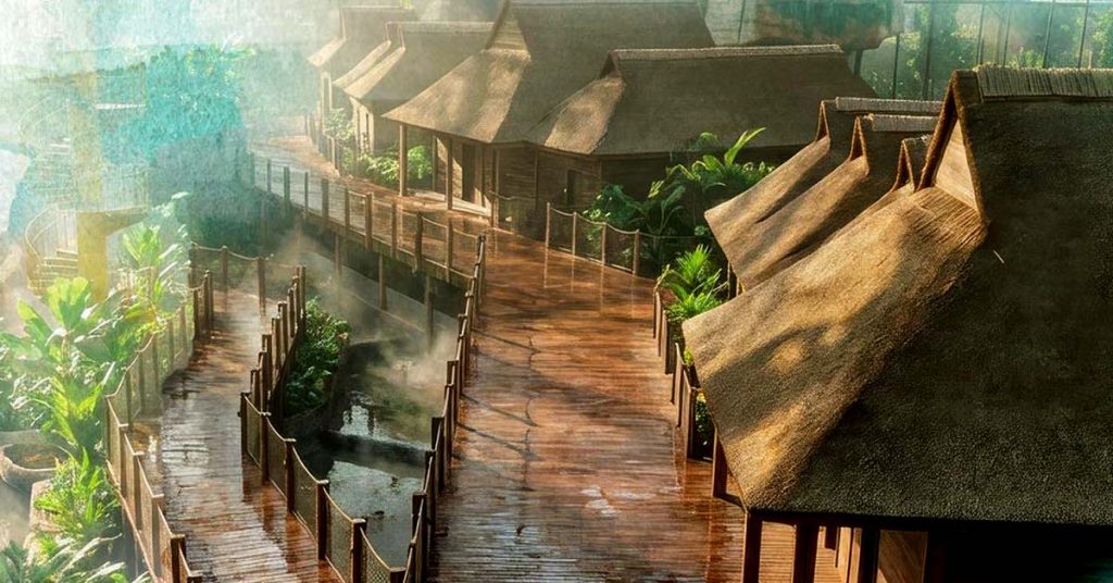 Cape Reed Thatched Roofs at Pairi Daiza